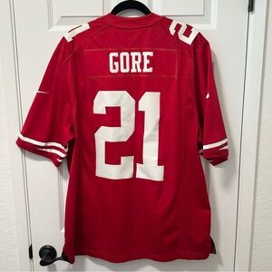 Nike San Francisco 49ers Frank Gore #21 Red On Field Jersey